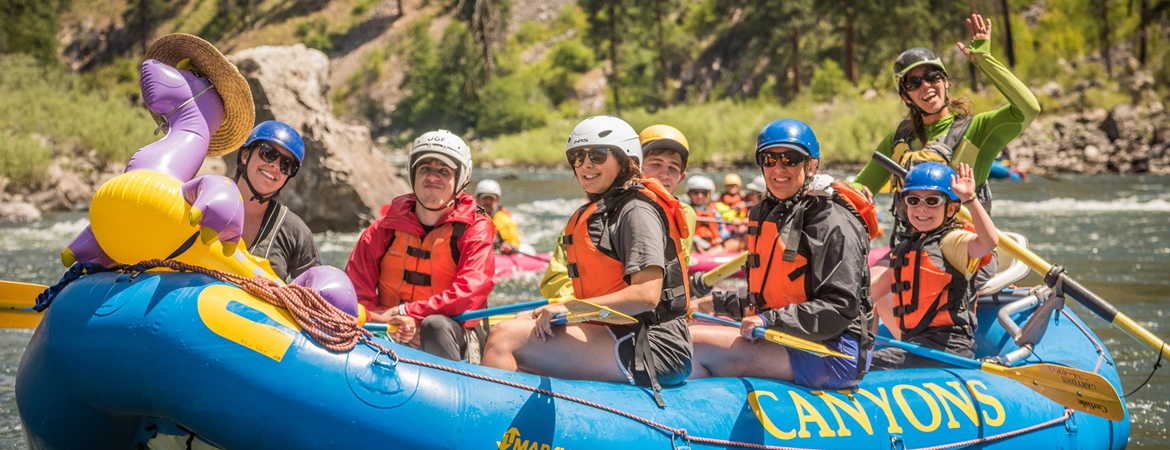 Rafting on the Middle Fork with Canyons